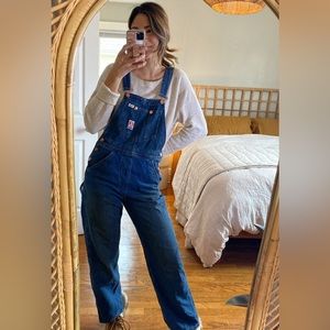 Free People x Wrangler collab Casey Jones overalls